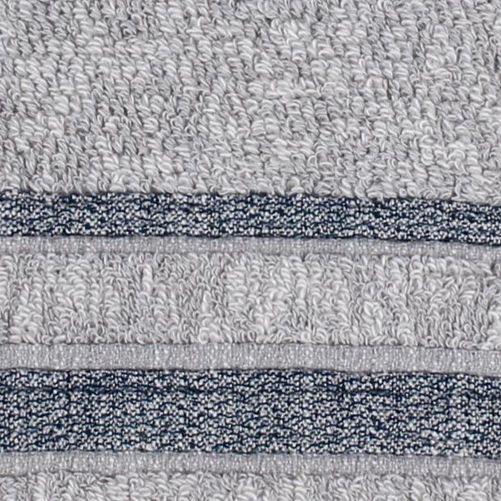 Saturday Knight Ltd Cubes Stripe Collection High Quality Easily Fit And Diamond Design Hand Towel - 16x26", Navy