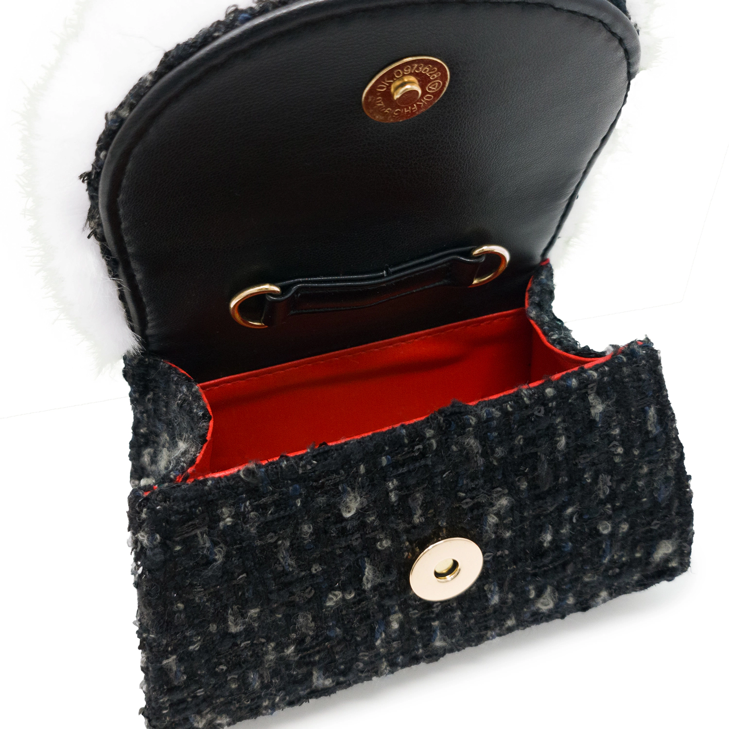Puttisu Girls Pearl Ribbon Handbag