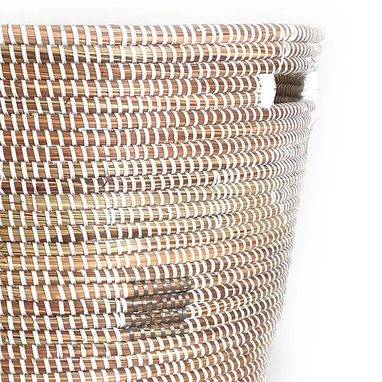 Mbare Flat Lid Storage Basket Squares Low Storage
