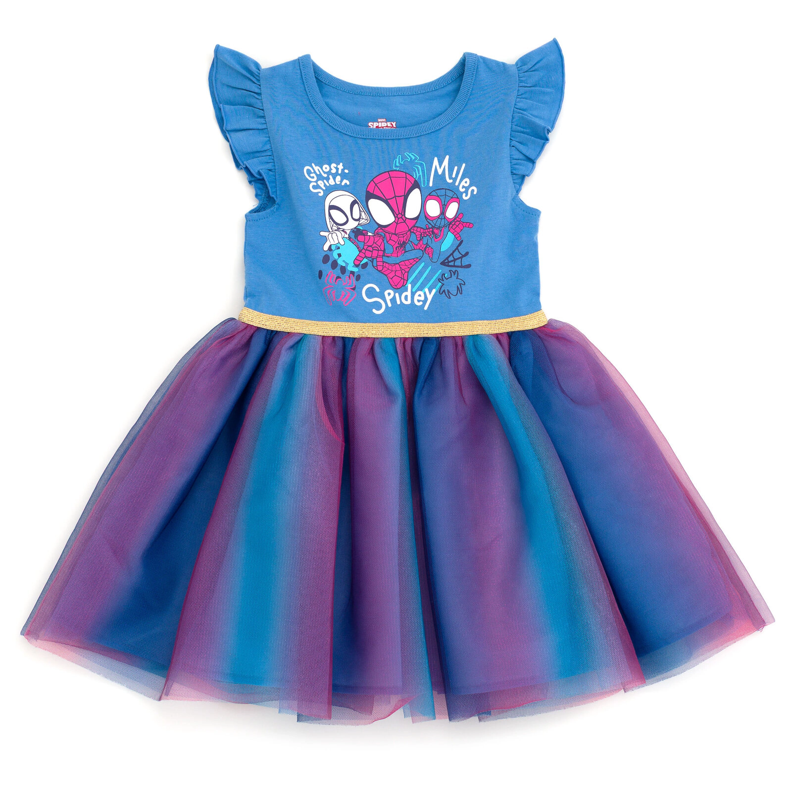 Marvel Spider-Man Girls' Sleeveless Tutu Dress