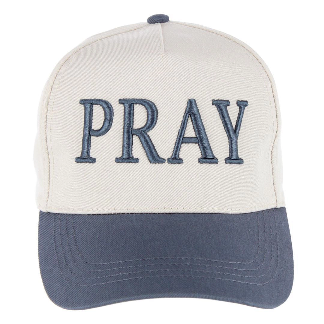 CTM Unisex Pray Embroirdered Trucker Hat