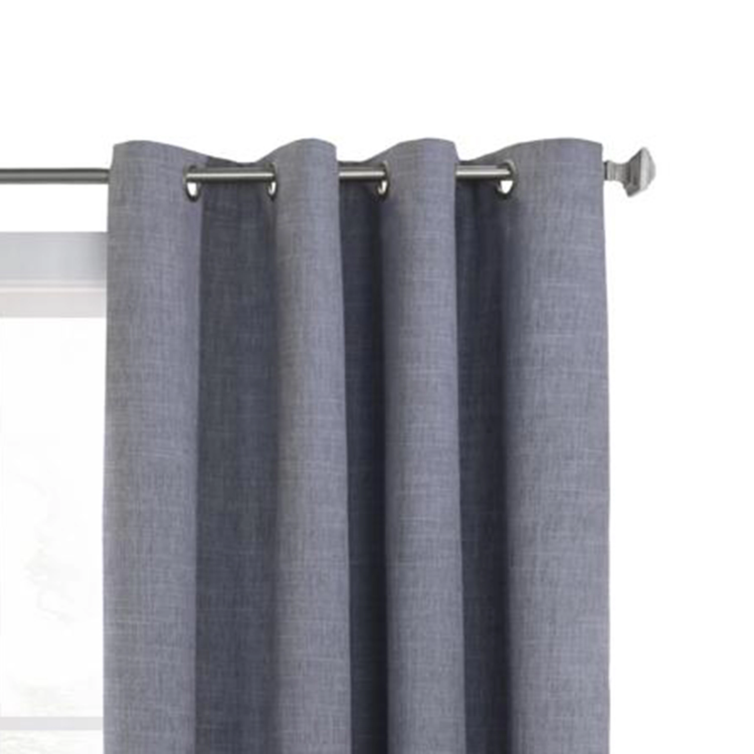 Commonwealth Maya Grommet Curtain Panel Window Dressing - 52x95", Blue