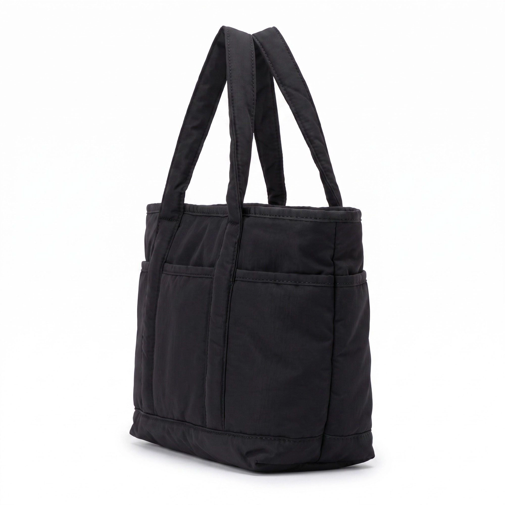 Alilang Women's Lightweight Utility Tote Bag with Long Shoulder Straps and Exterior Pockets 9x7.5x4.5in