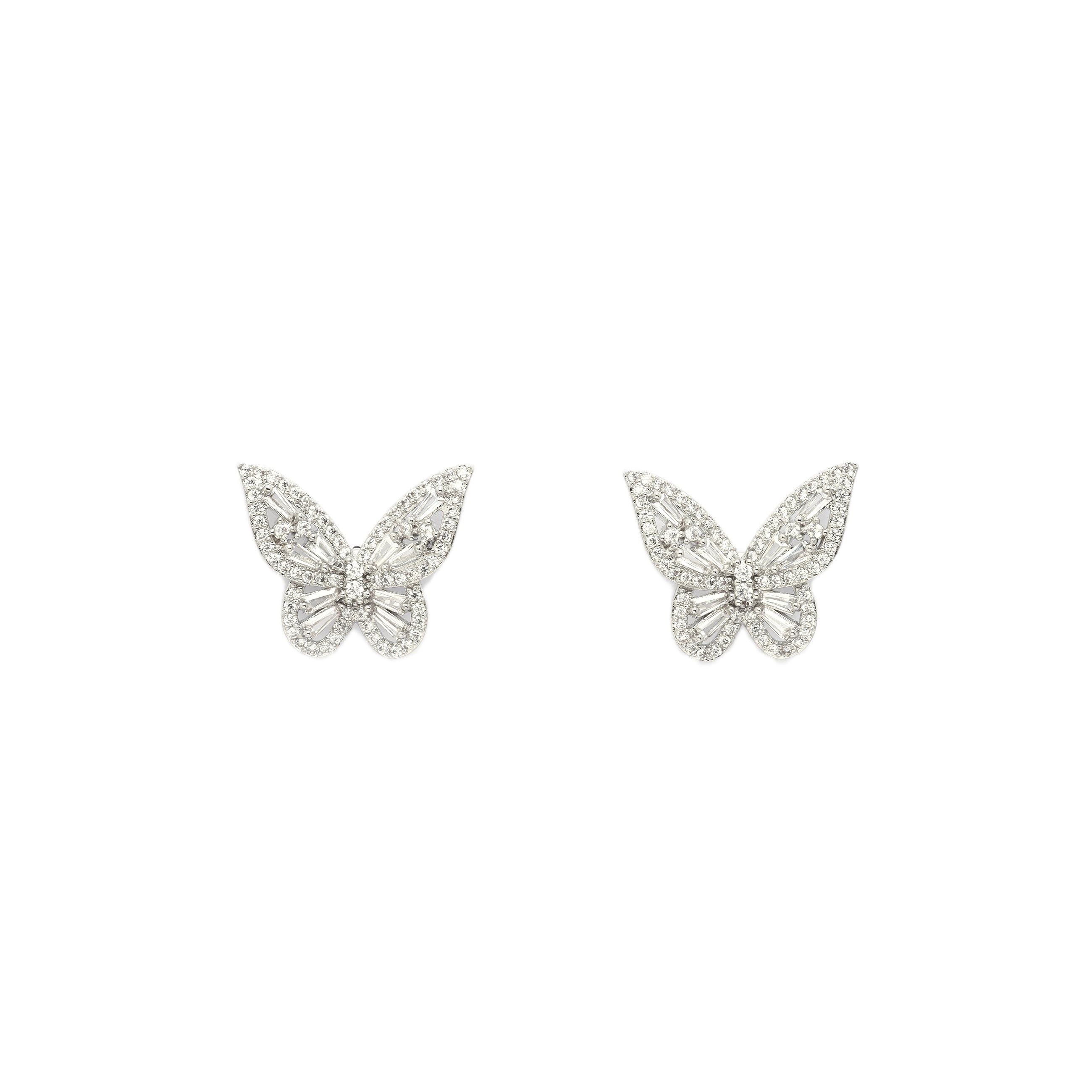 AGP PARIS Whimsy Butterfly Womens Necklace and Earrings Set