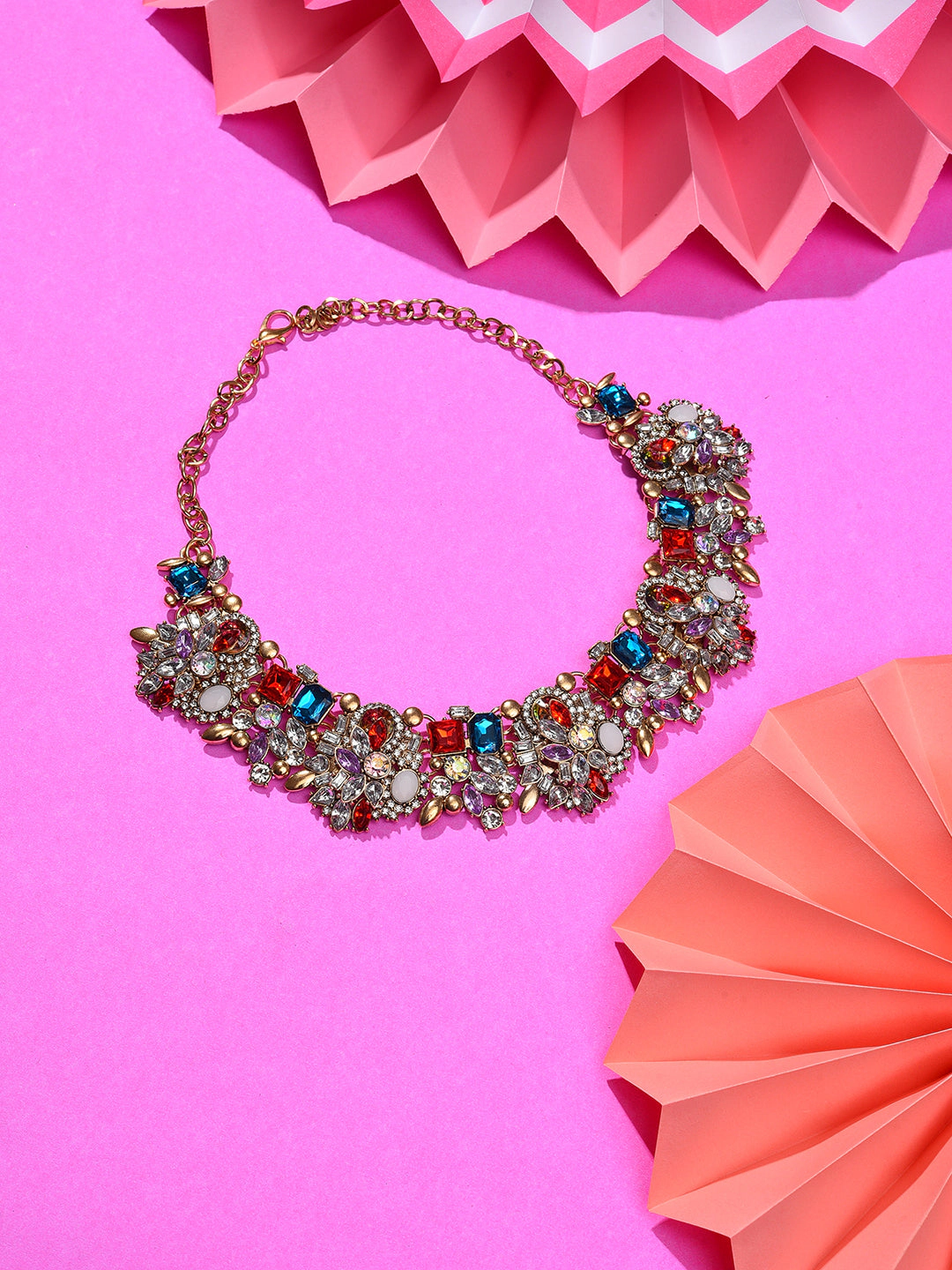 SOHI Women's Multicolour Necklace
