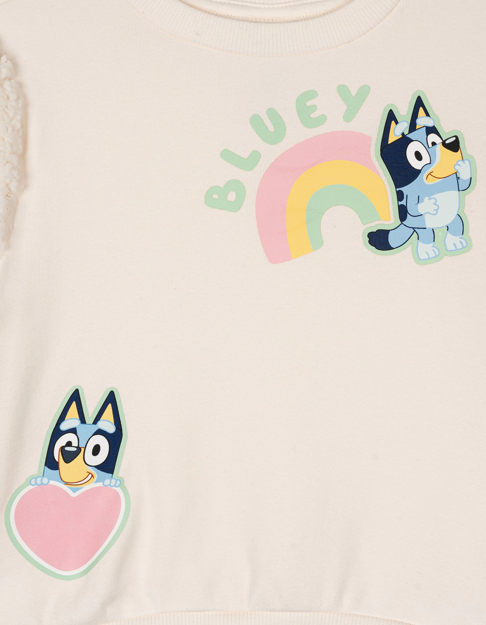 Bluey Girls' 2-Piece Fleece Sweatshirt and Leggings Set