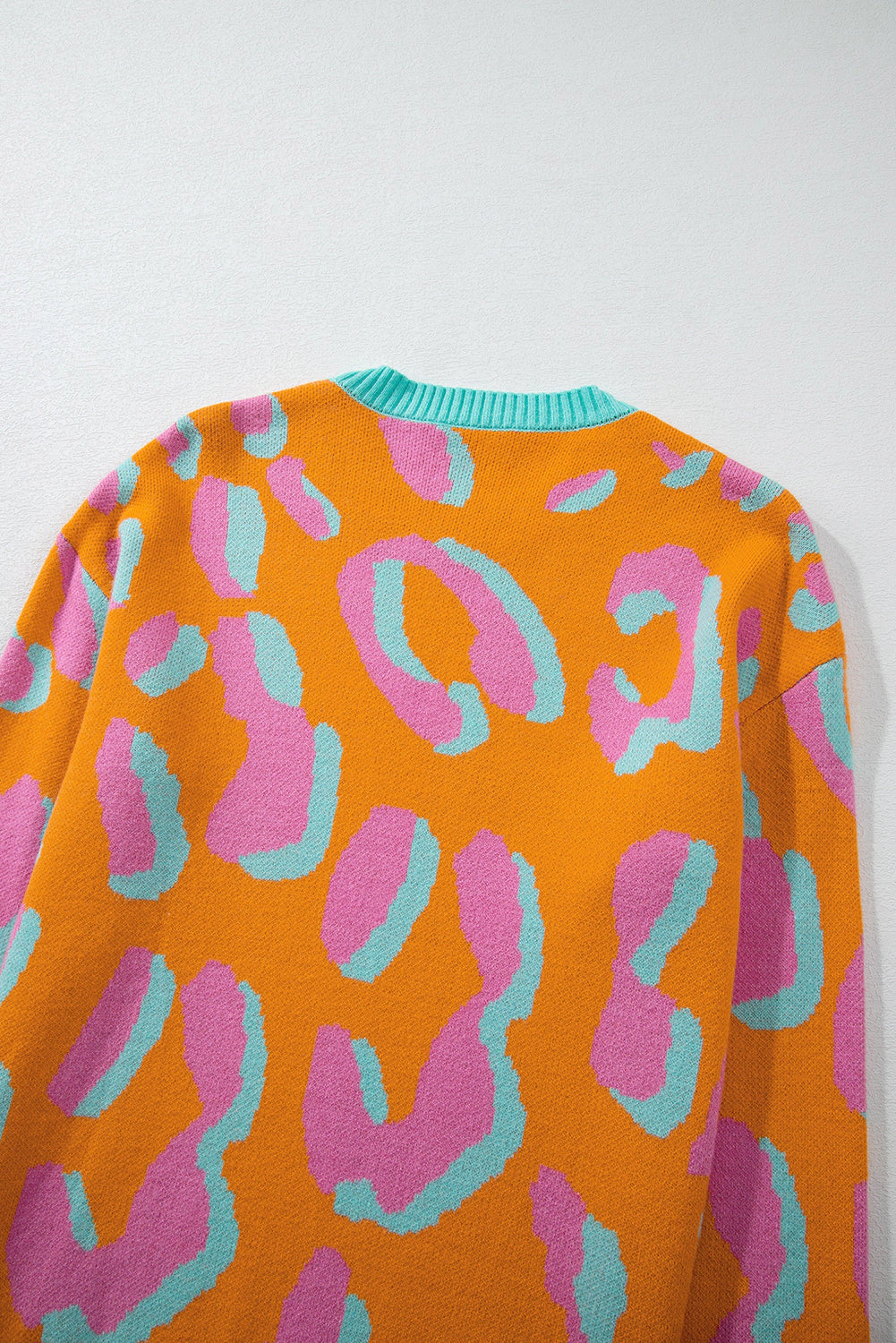 Threaded Pear Women's Sophia Colorblock Ribbed Edge Sweater