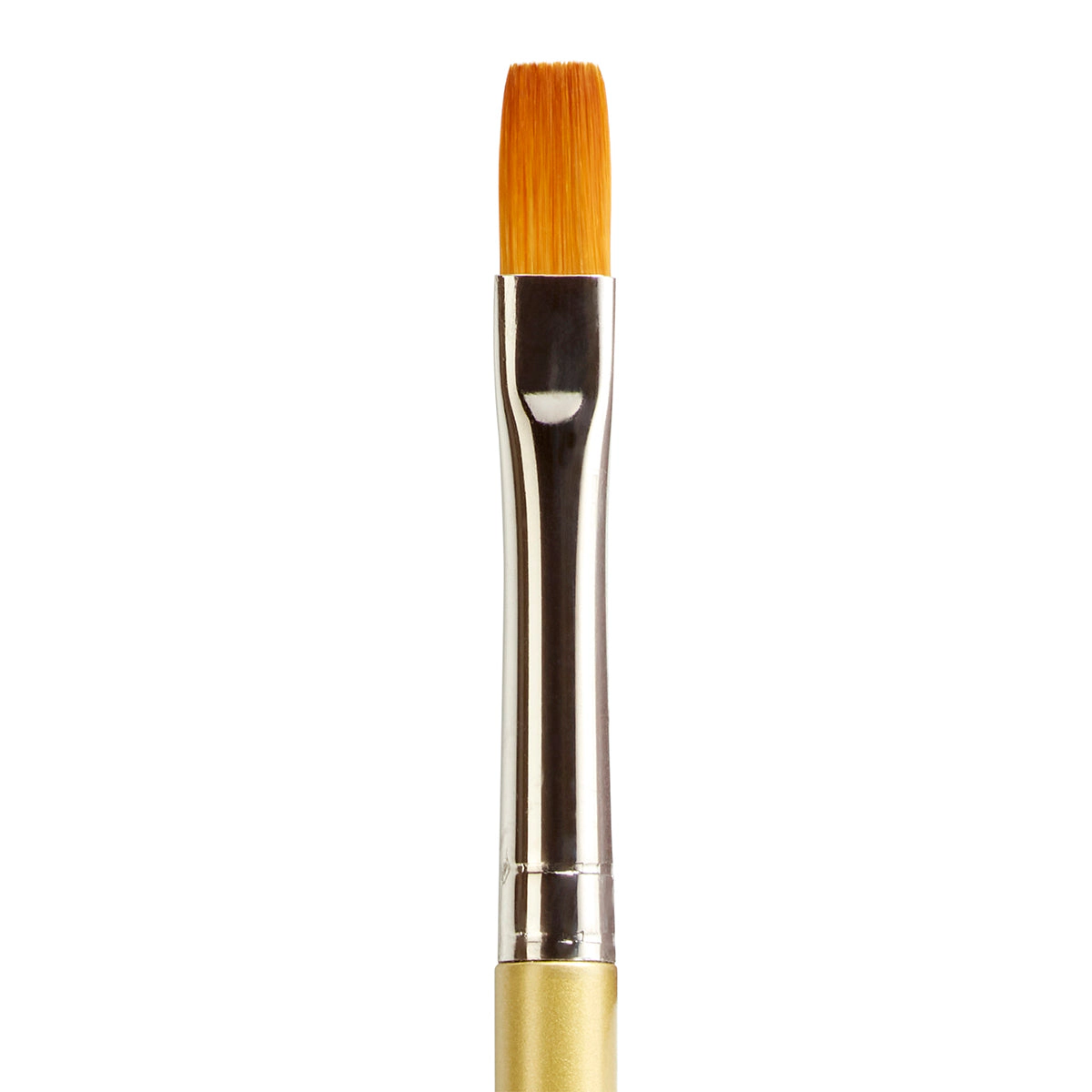 KINGART Original Gold 9300A Square Flat Shader Brush - Aqua Handle, Size 14