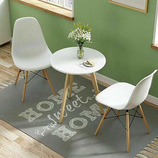 LJG Set of 2 Mid-Century Modern DSW Dining Side Chair