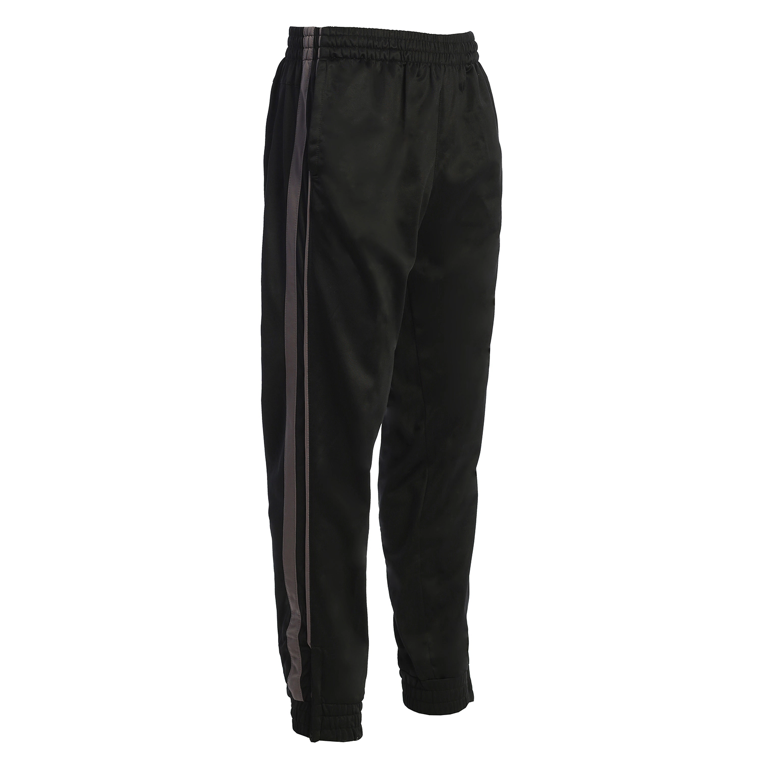 Gioberti Men's Athletic Track Pants With Ribbed Zipper Cuffs