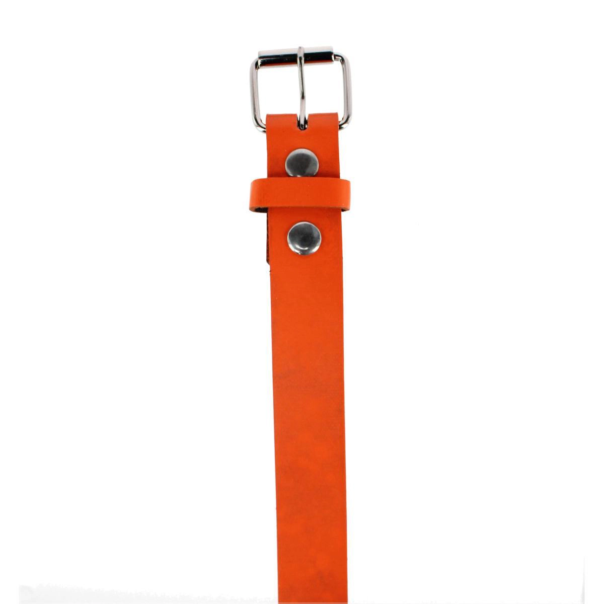 CTM® Kids' Solid Bold Color Belt with Roller Buckle