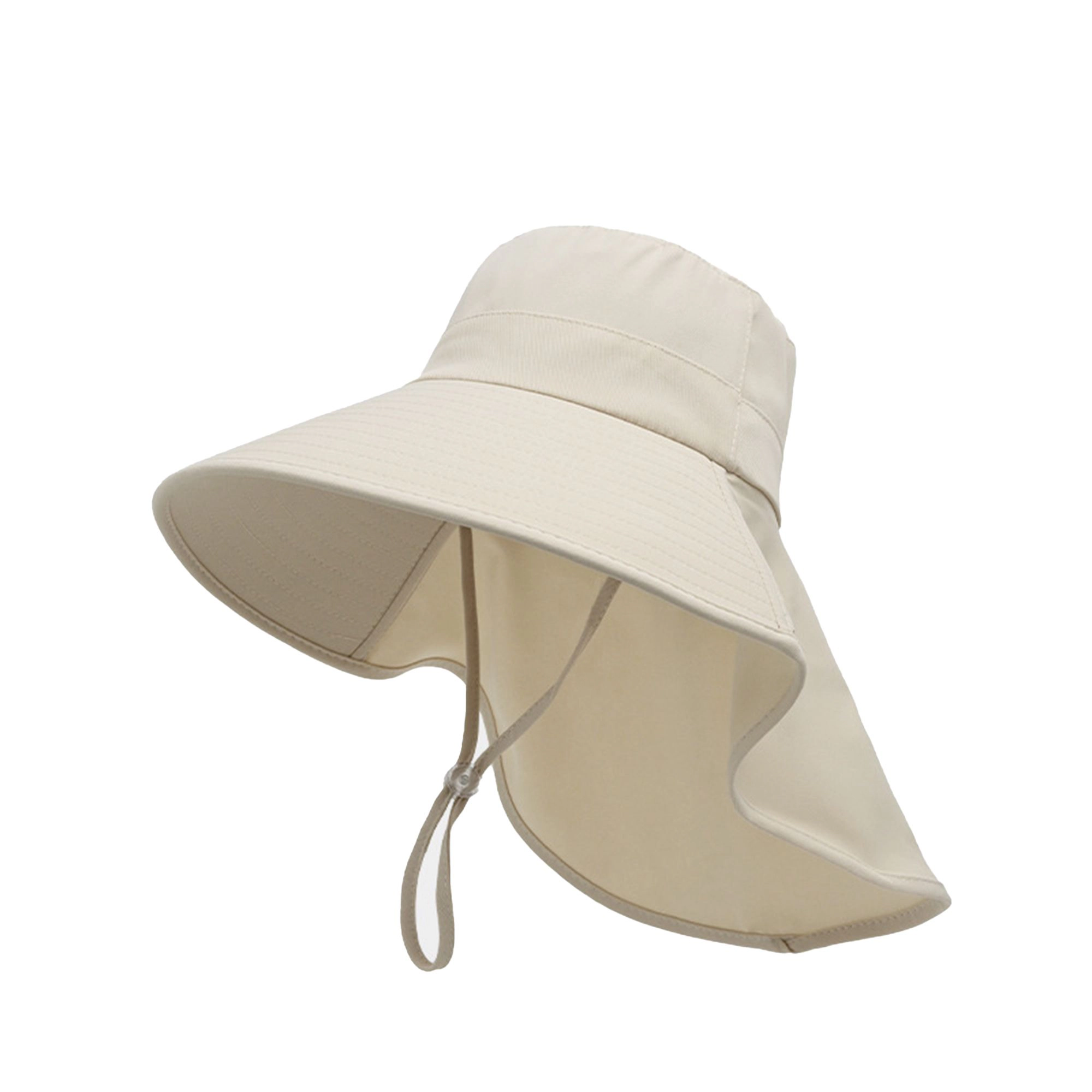Anna-Kaci Women's Women Ponytail Sun Hat Wide Brim with Flap Packable Adjustable Summer Beach