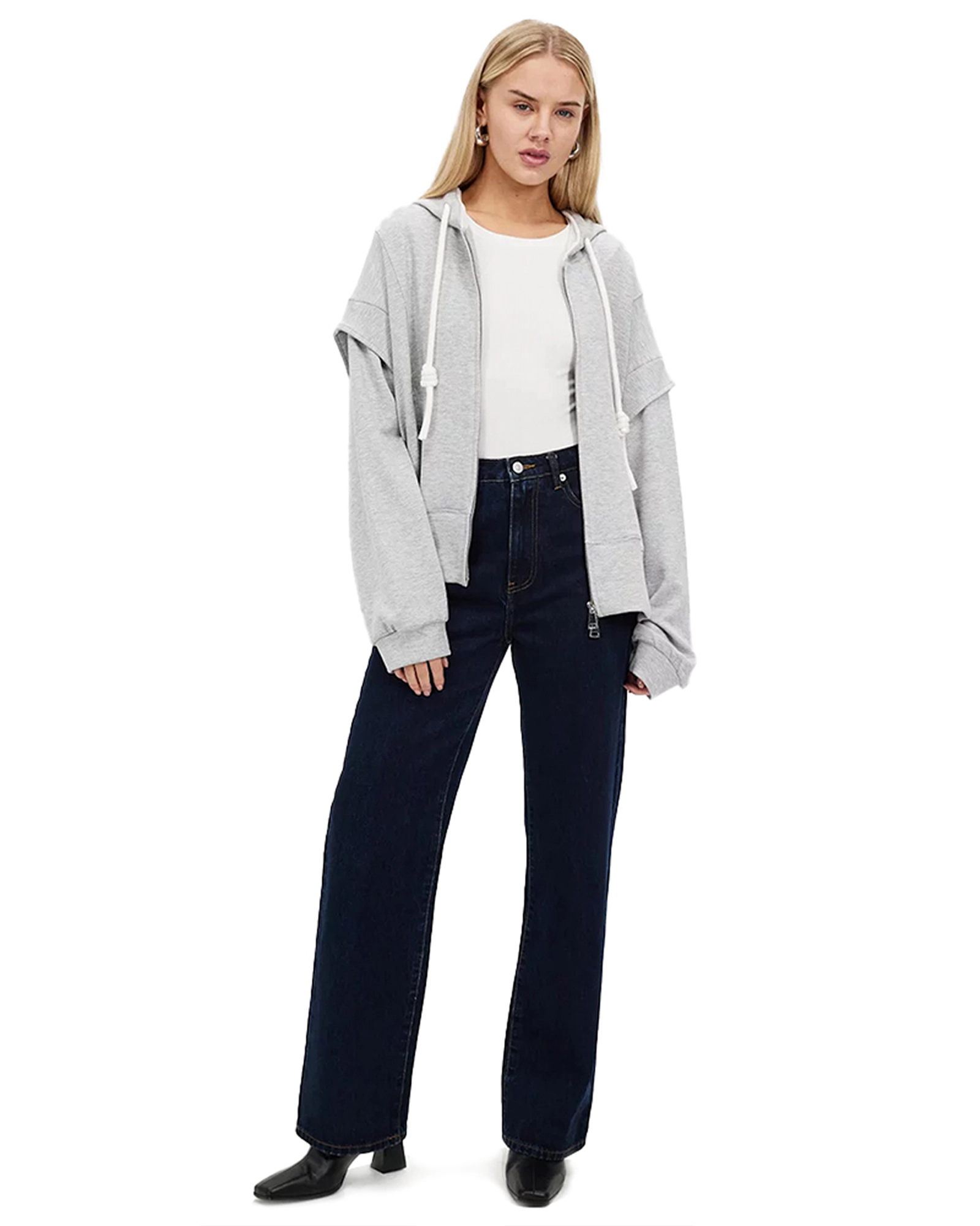 Belle & Bloom Womens No Ordinary Love Zip Hoodie