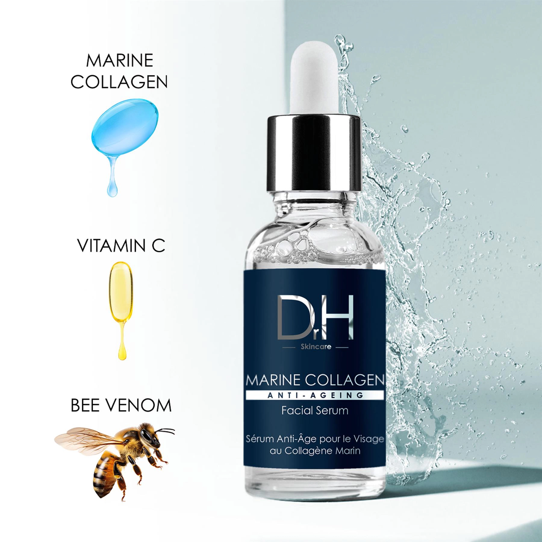 Dr H Marine Collagen Renewal Serum 30 ml - Firming Anti-Aging Treatment
