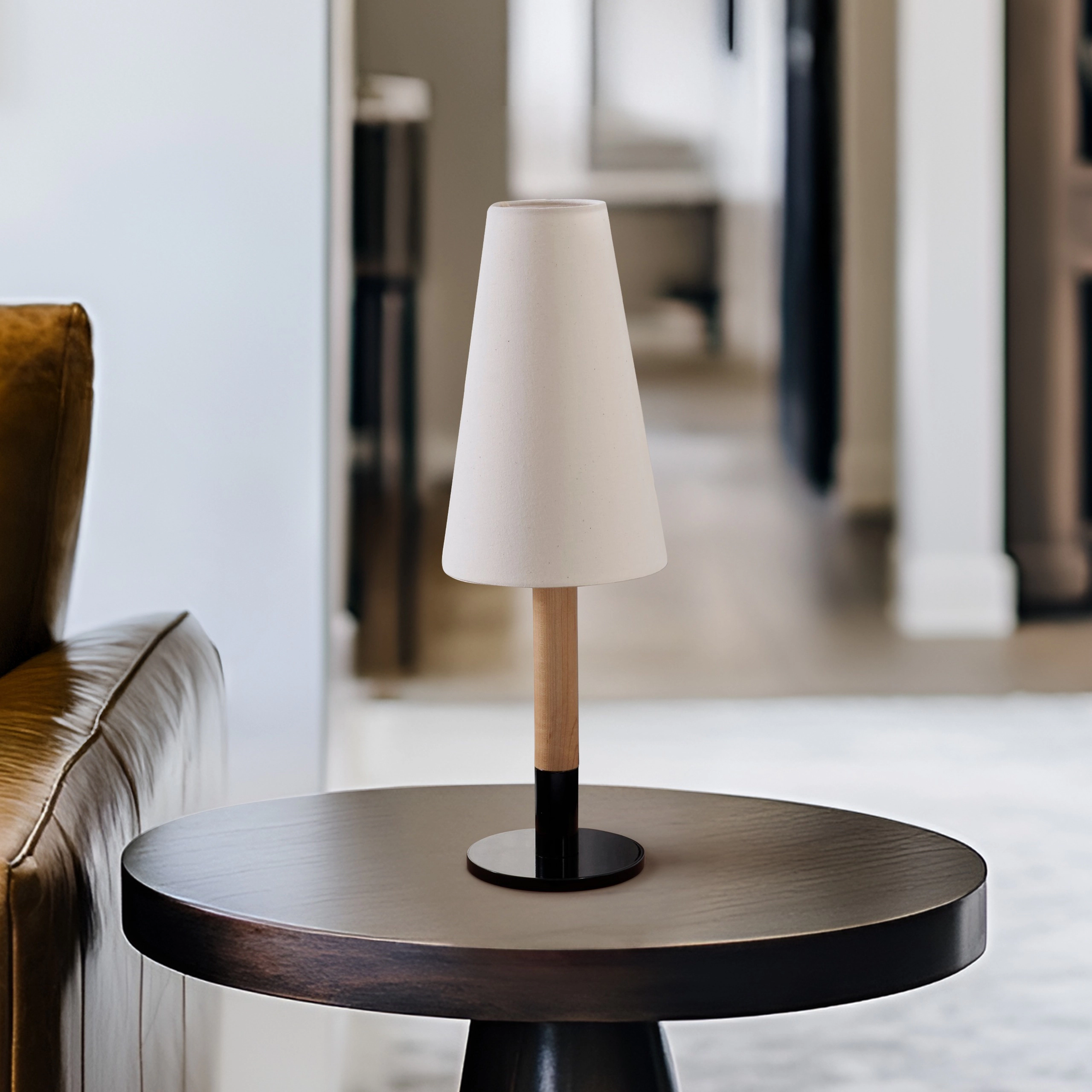 Brightech Arthur Wood LED Desk Lamp