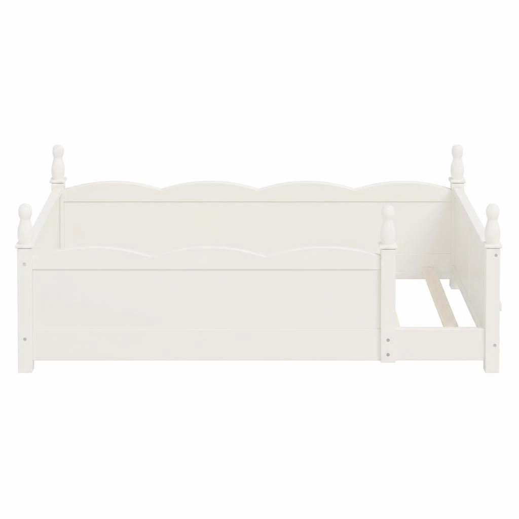 GOODSILO Solid Wood Twin Bed Frame