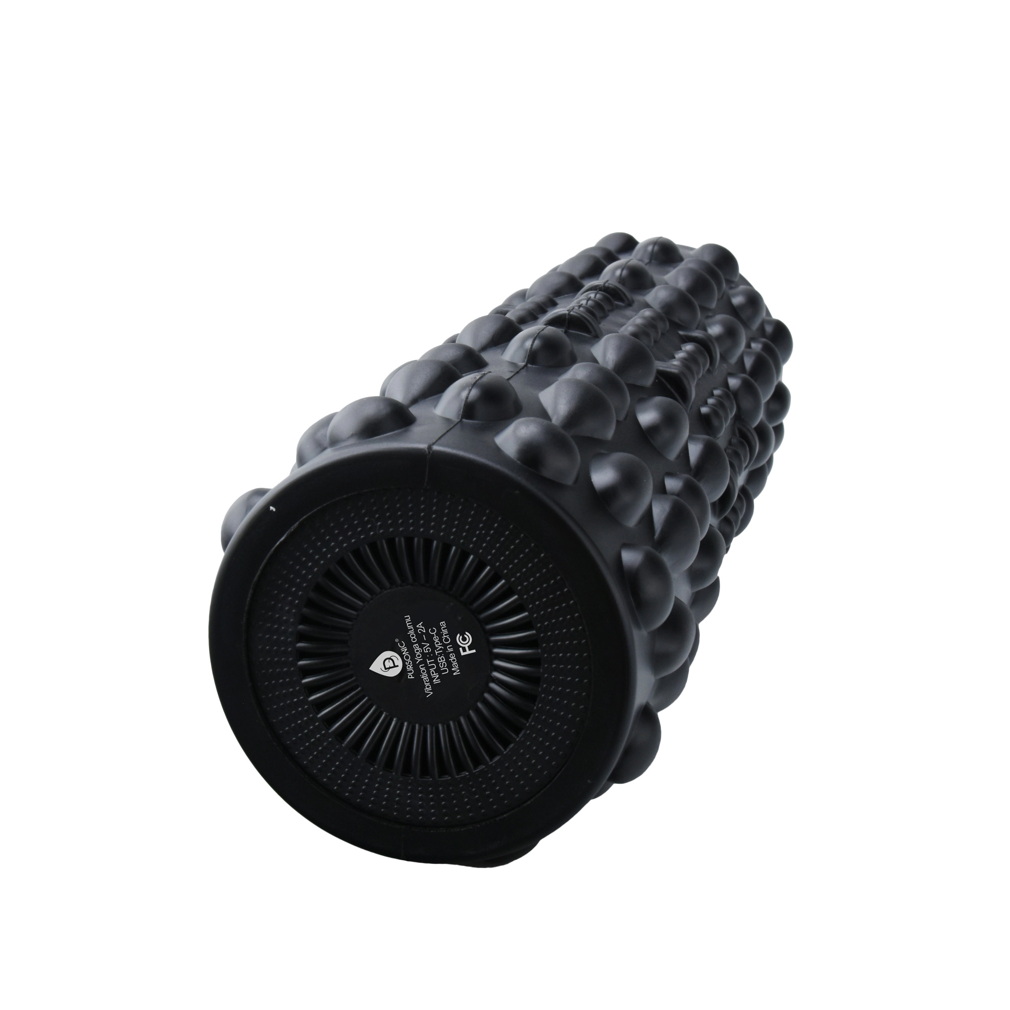 Pursonic Unisex Fitness Recovery Vibrating Foam Roller with 5-Speed Massage Therapy & Deep Muscle Relief