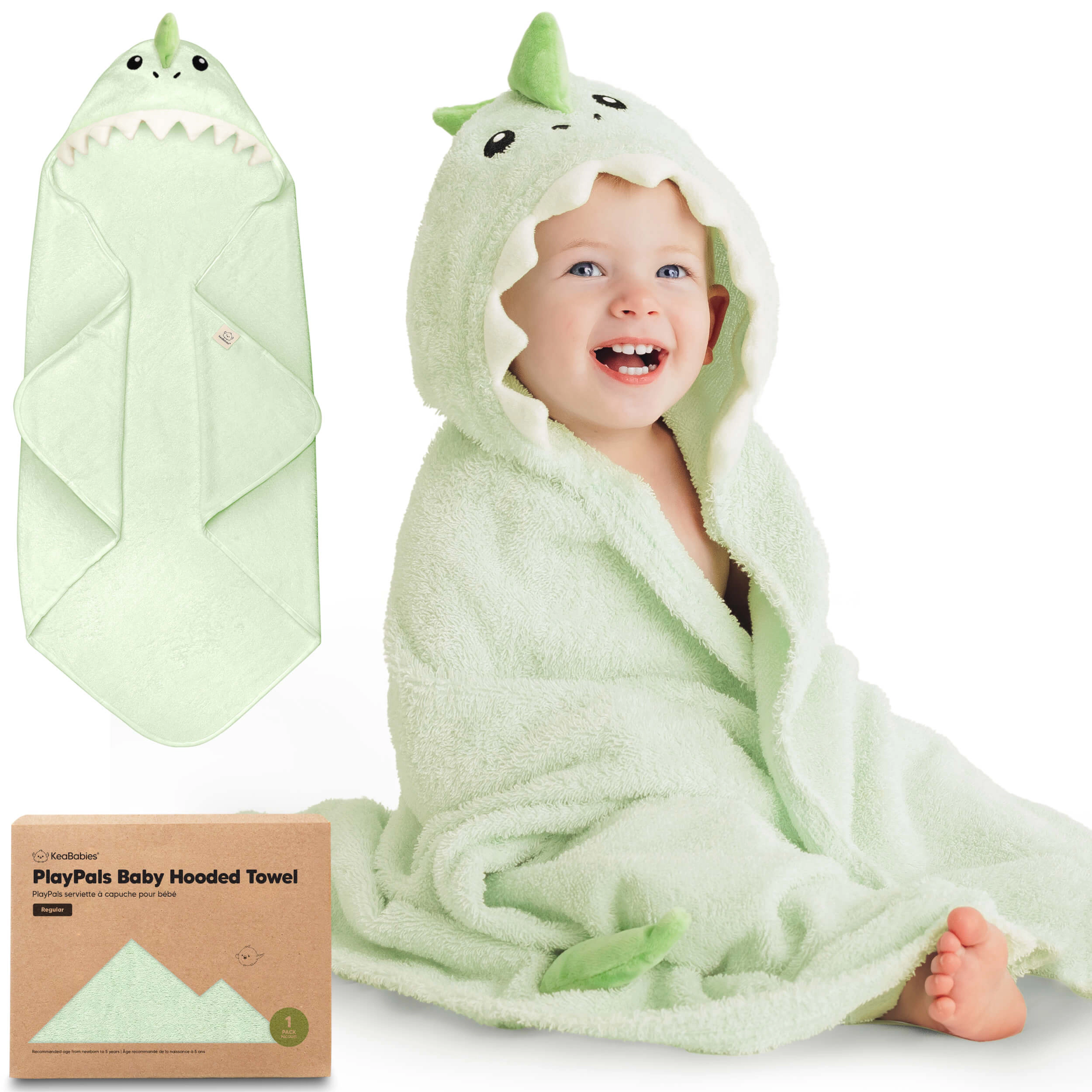 KeaBabies PlayPals Hooded Towel