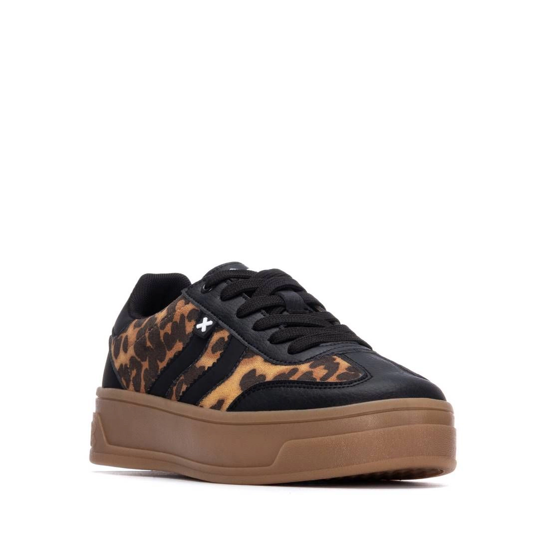 XTI Women's Sneakers Animal Print Casual Walking Shoes