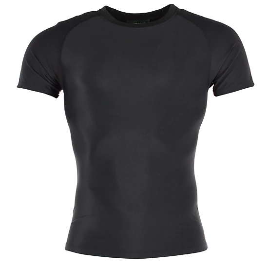 CTM Men's Seamless Slimming Compression T-Shirt