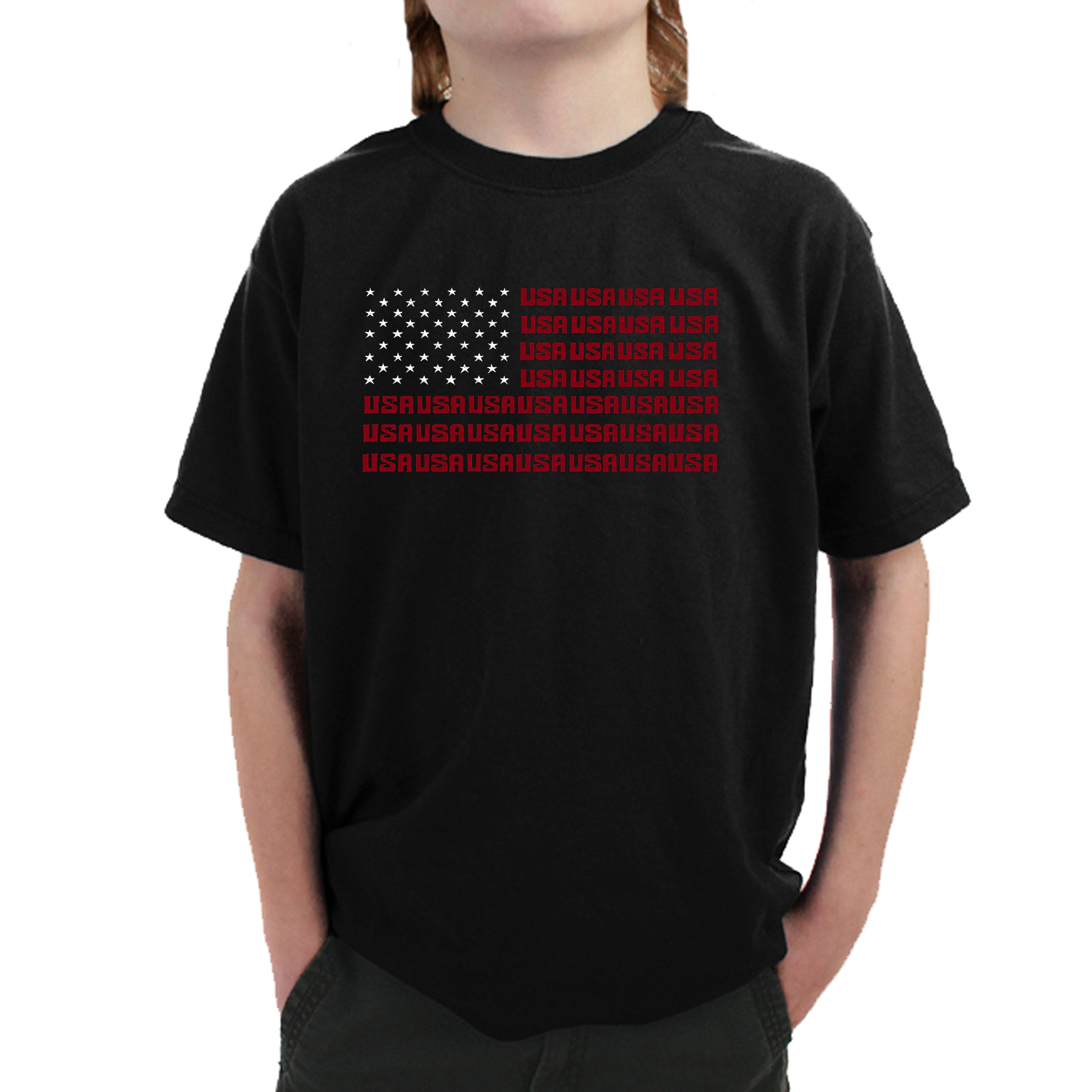 LA Pop Art Boy's Word T-Shirt