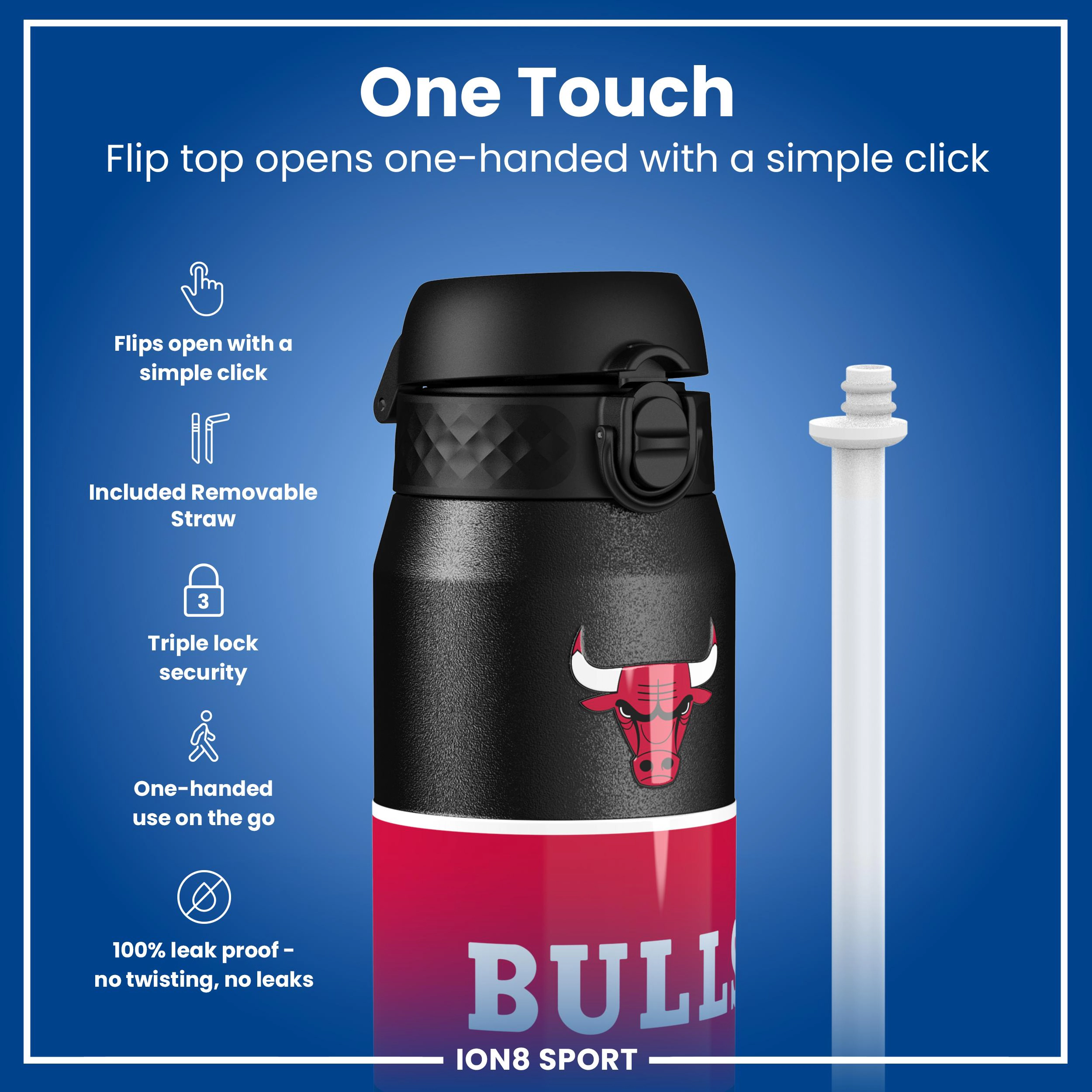 Ion8 NBA 24 oz Insulated Tricolor Water Bottle