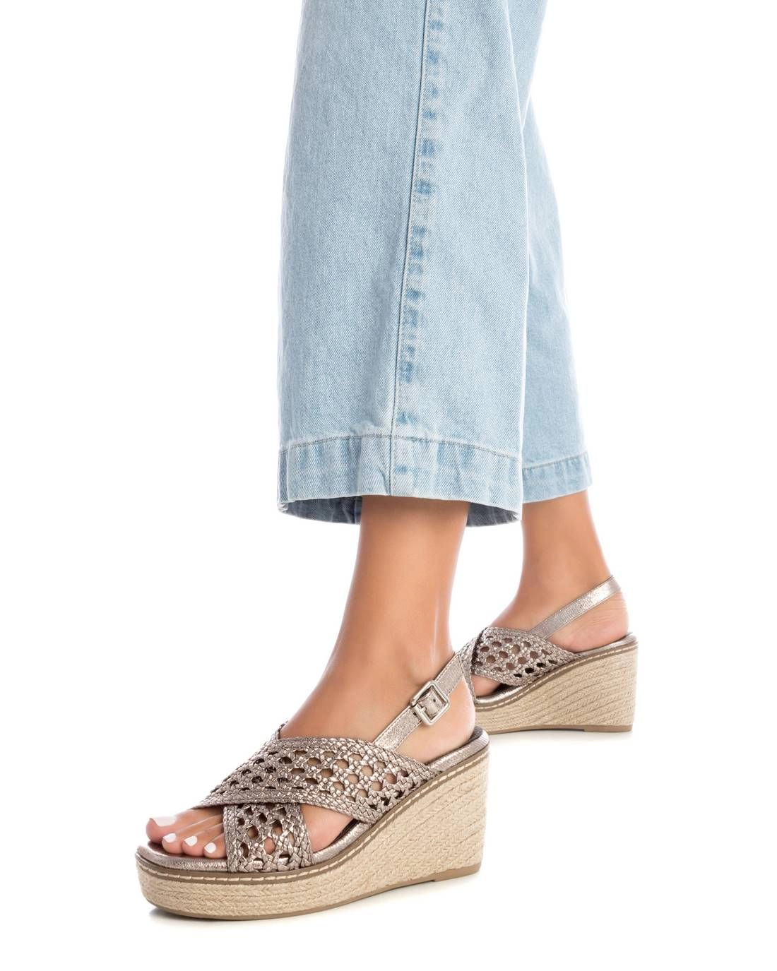 XTI Women's Sandals cm Wedge Slingback