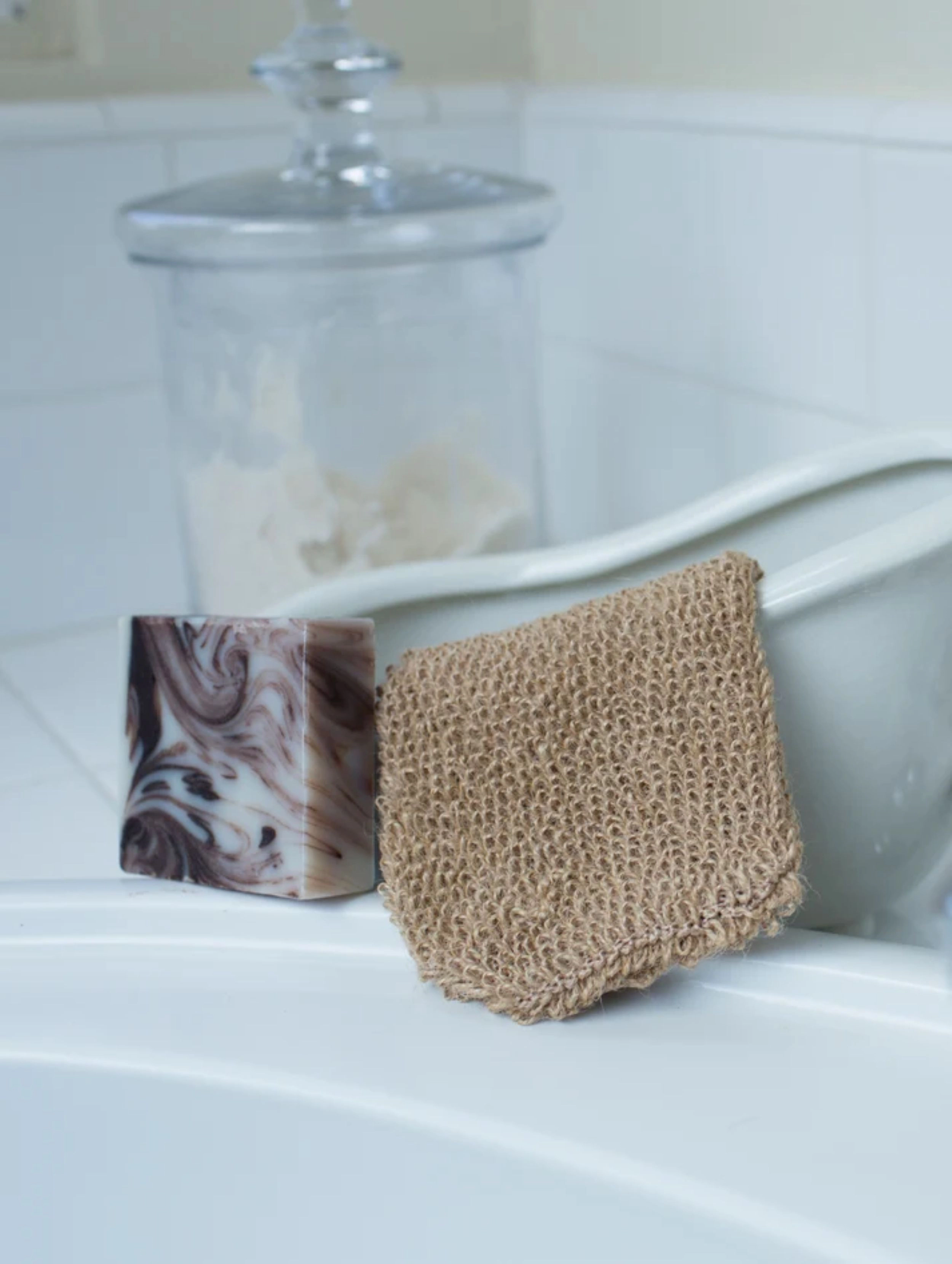 Plantlife Hemp Glove Scrubber - Exfoliating Bath Glove