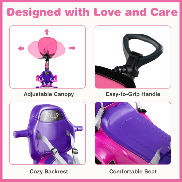 Hivvago 3 1 Push Car for Toddler Stroller Sliding Walking Boys and Girls