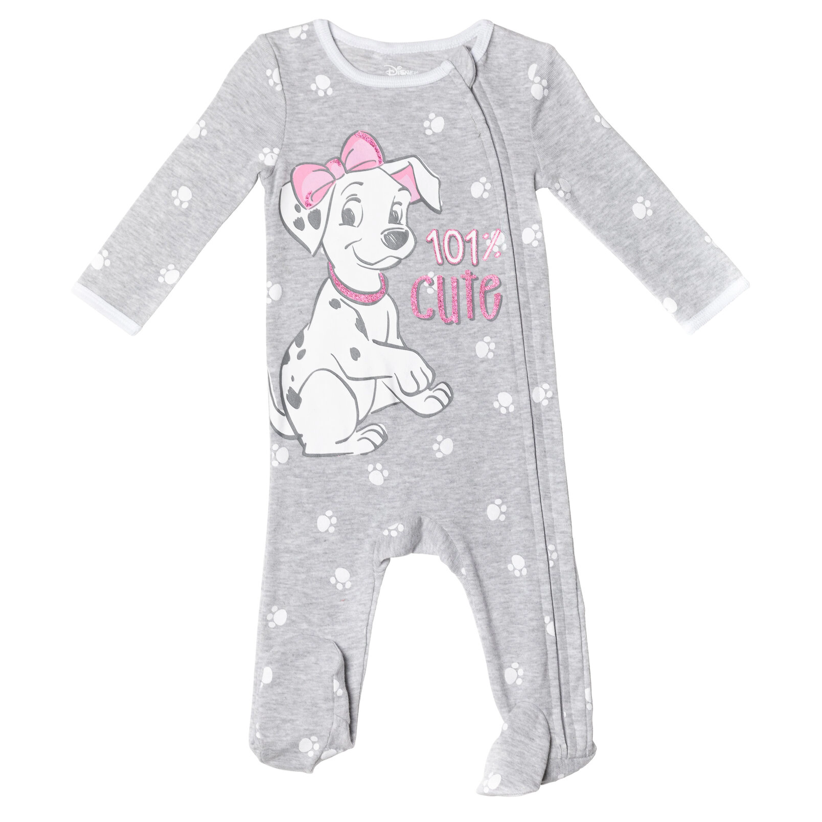 Disney Classics Baby Girls' 3-Pack Footed Sleep N' Play Coveralls