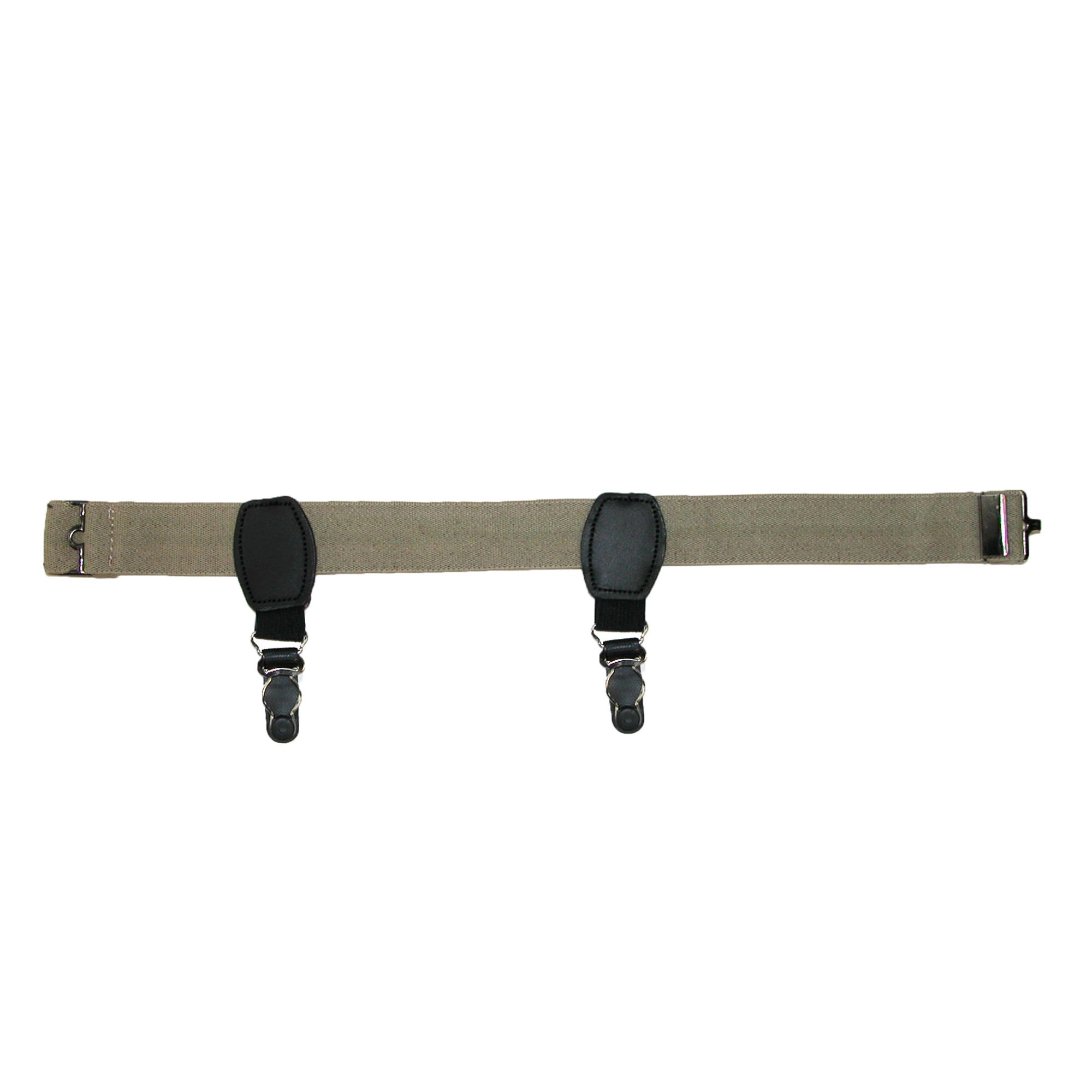 CTM Elastic 1 Inch Double Clip Sock Garters