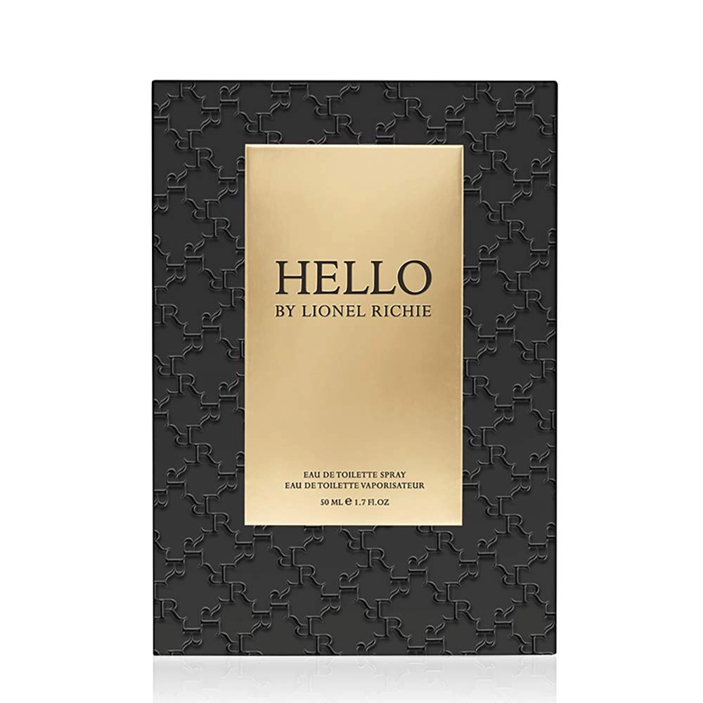 Lionel Richie Hello Eau de Toilette Men - Aromatic Woody 1.7 oz Spray