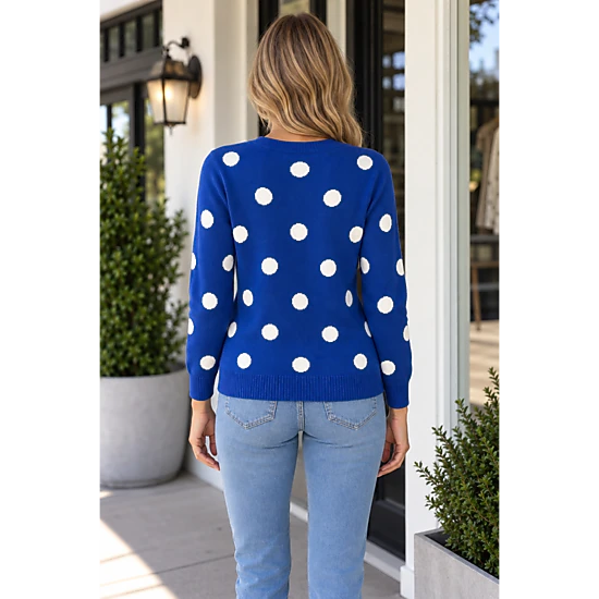 Threaded Pear Women's Marcos Sleeve Sweater Cardigan Long Sleeve Top