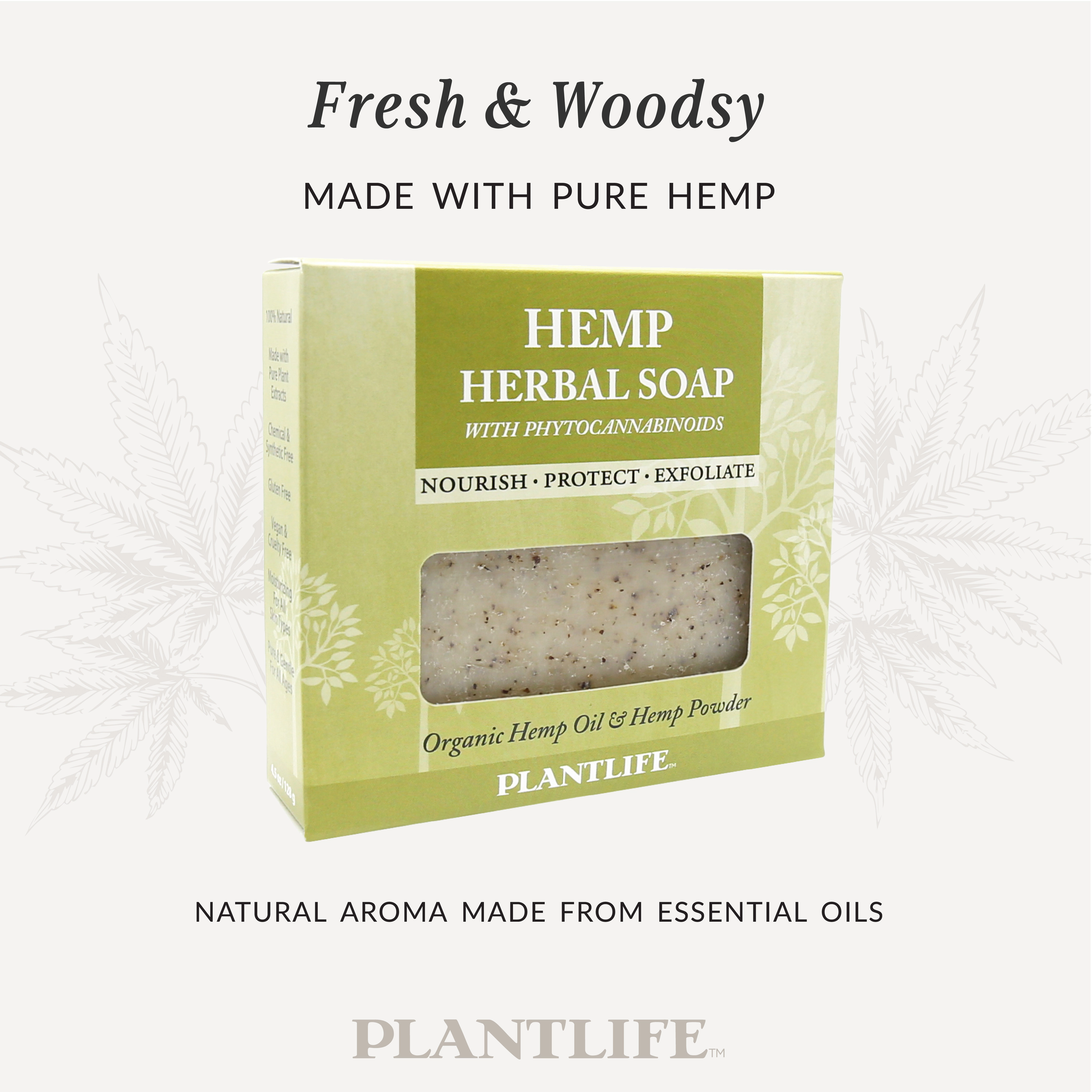 Plantlife Hemp Aromatherapy Herbal Soap