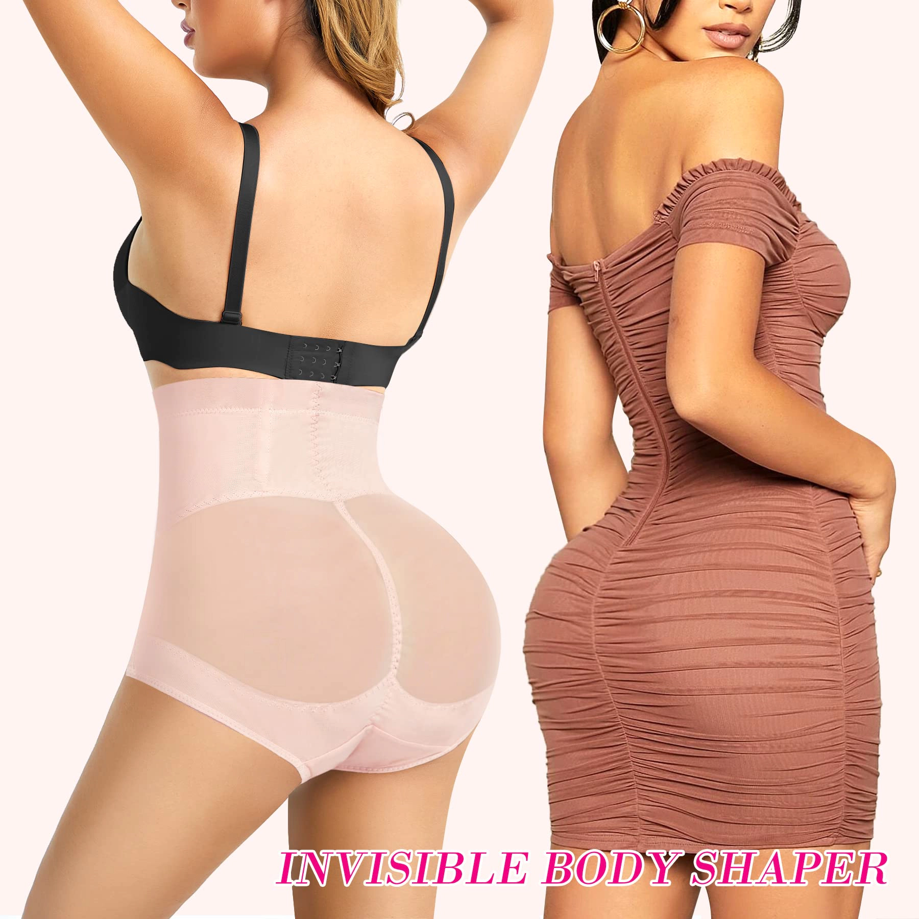Nebility Women High Waist Tummy Control Body Shaper