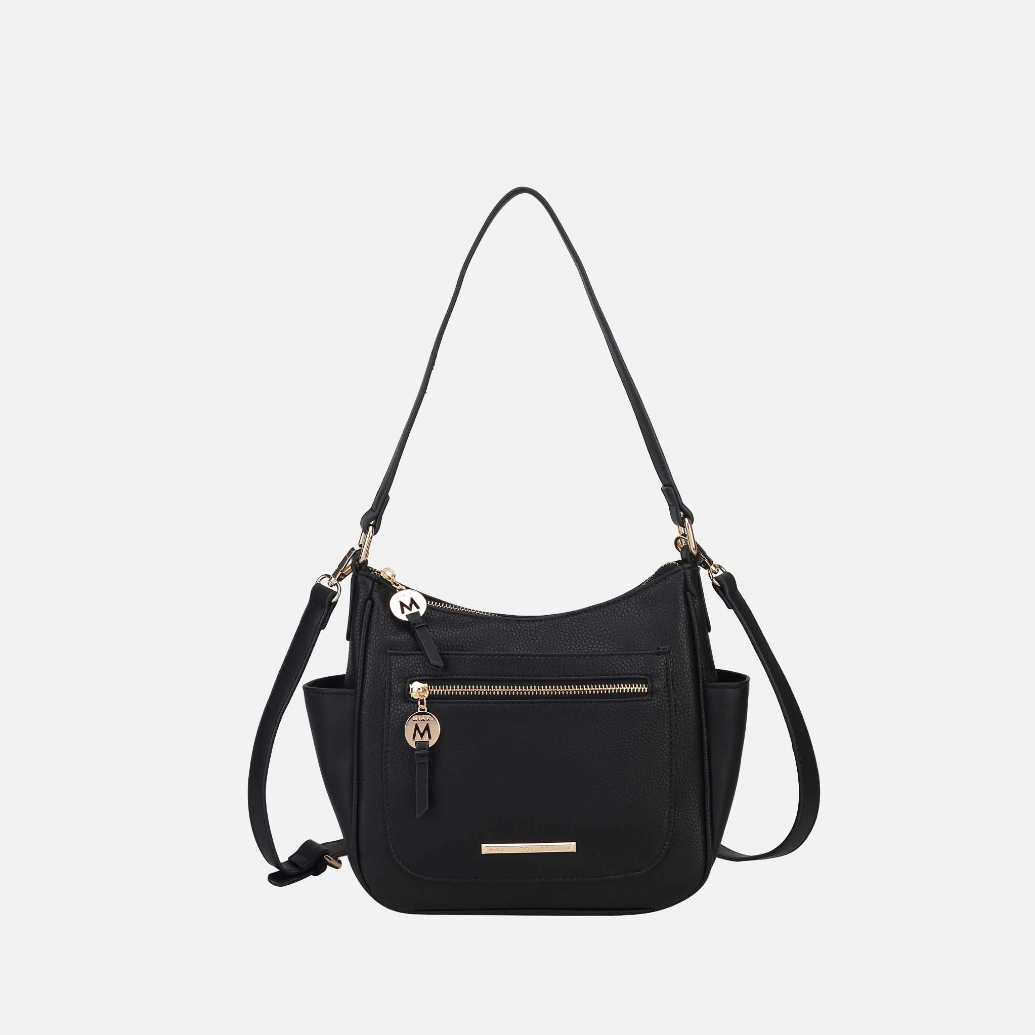 Mia K Collection Wally Women’s Vegan Leather Crossbody Shoulder Bag