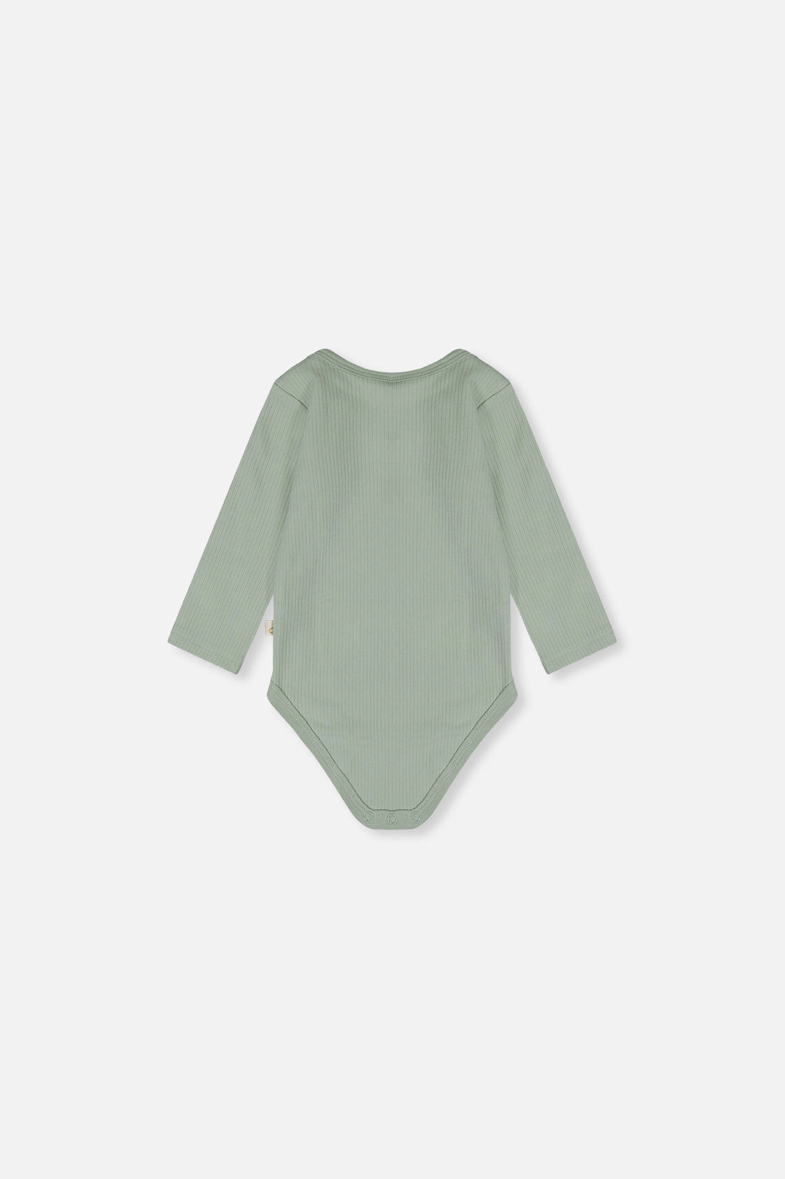 Deux par Girls Organic Cotton Long Sleeve Flower Detail Onesie