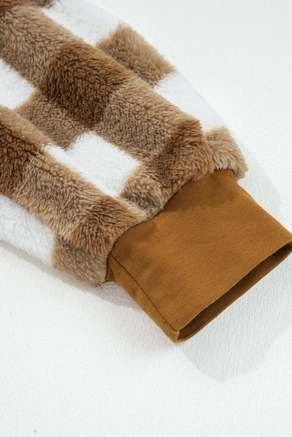 Threaded Pear Amora Sherpa Loose Knit Cardigan