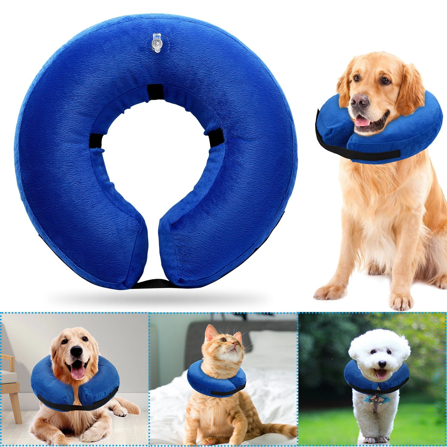 GBruno Inflatable Recovery Collar For Dogs And Cats