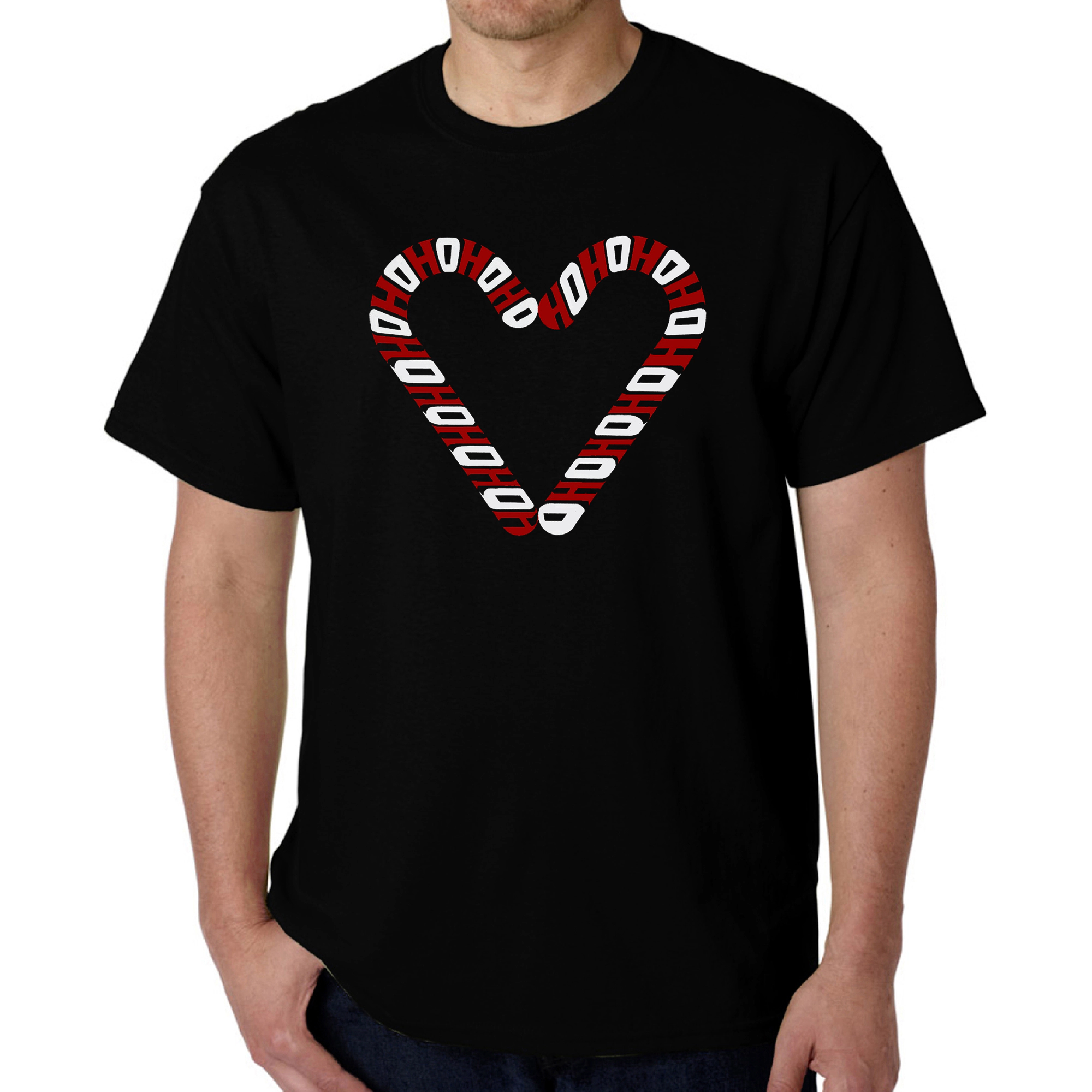 LA Pop Art Men's Word T-Shirt - Candy Canes