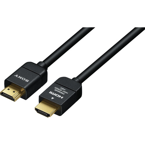 Sony 3.28 ft Slim High-Speed HDMI Cable