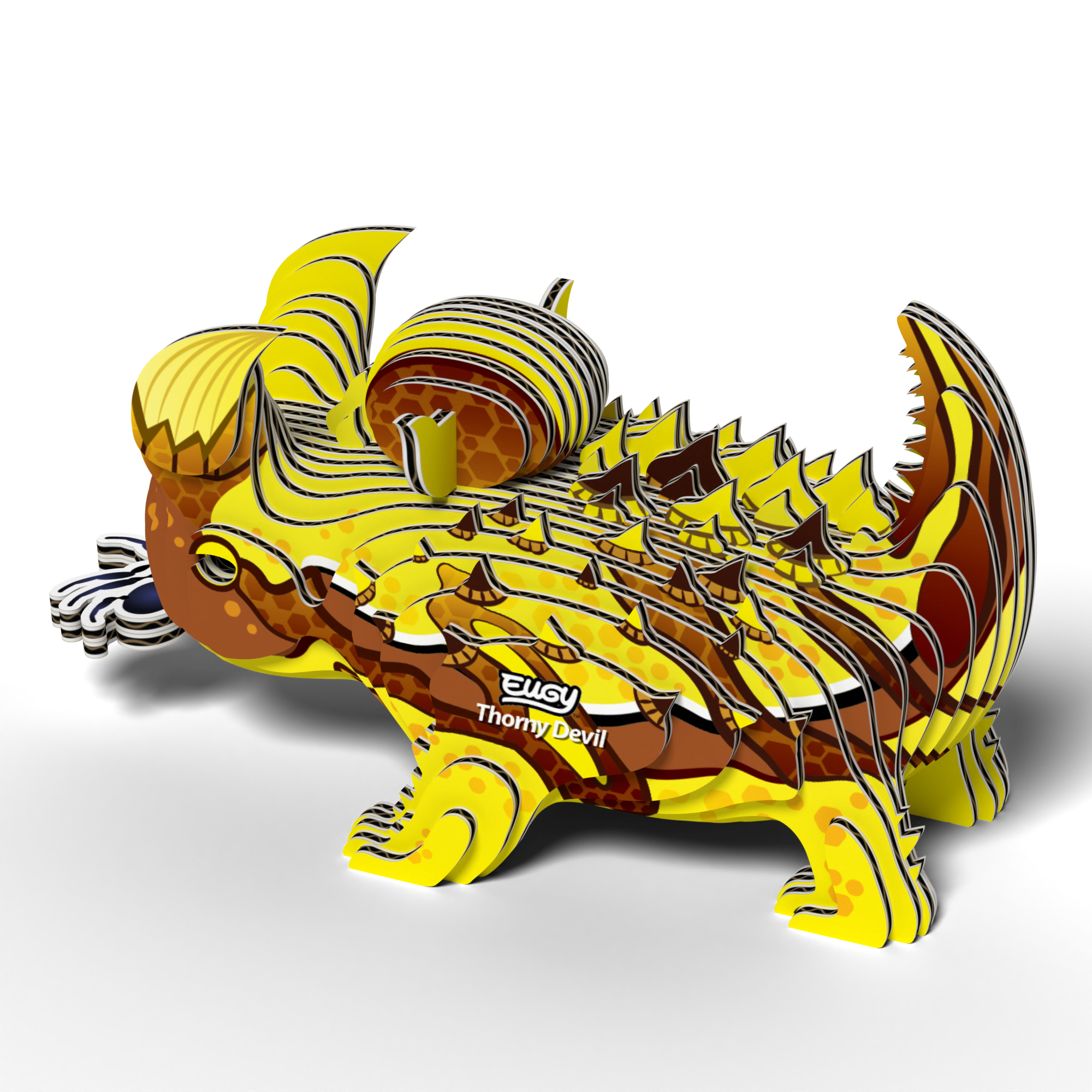 EUGY Thorny Devil 3D Puzzle - contains 44 puzzle pieces