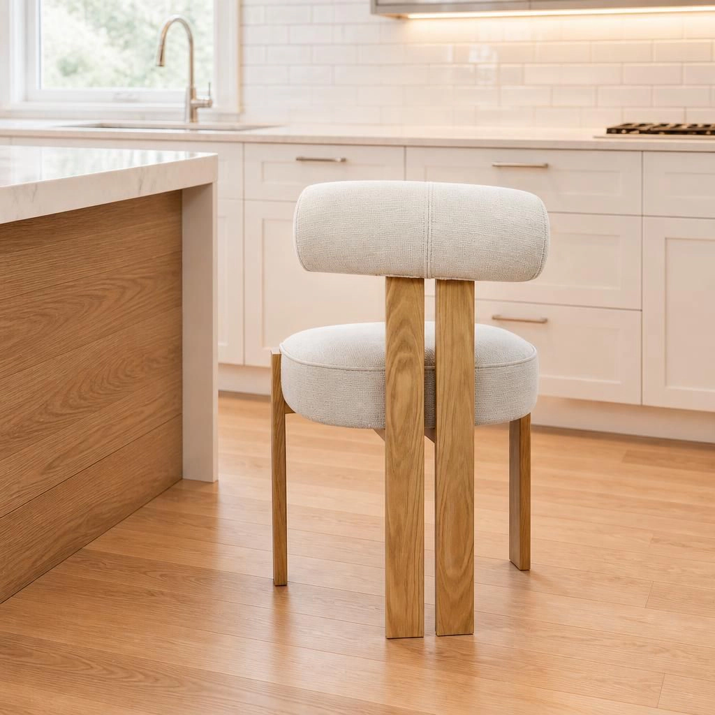GOODSILO Upholstered Fabric Dining Seating Chair