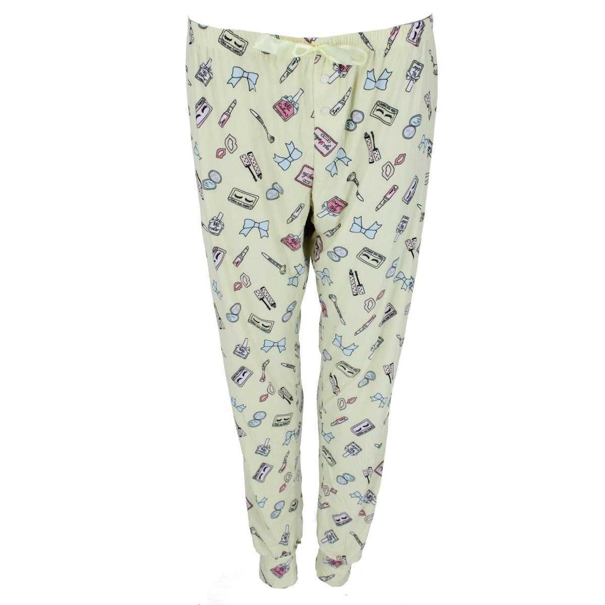 Saturdaze Women's Plus Makeup Jogger Lounge Pants