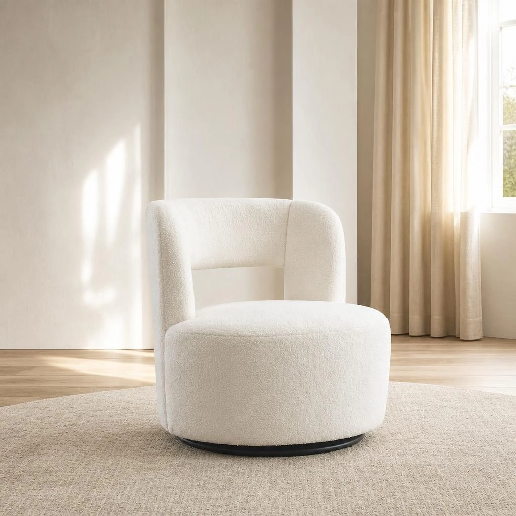 GOODSILO Sturdy Frame Upholstered Accent Chair