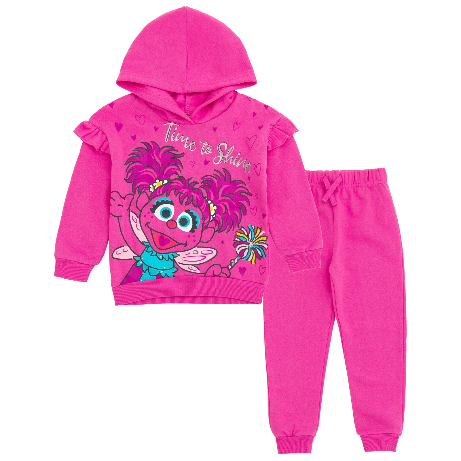Sesame Street 2-Piece Fleece Hoodie and Pants Set