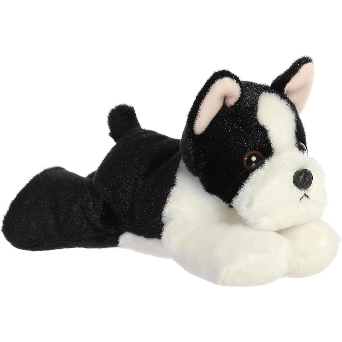 Aurora Mini Flopsie Eva Boston Terrier 8-Inch Stuffed Animal Plush