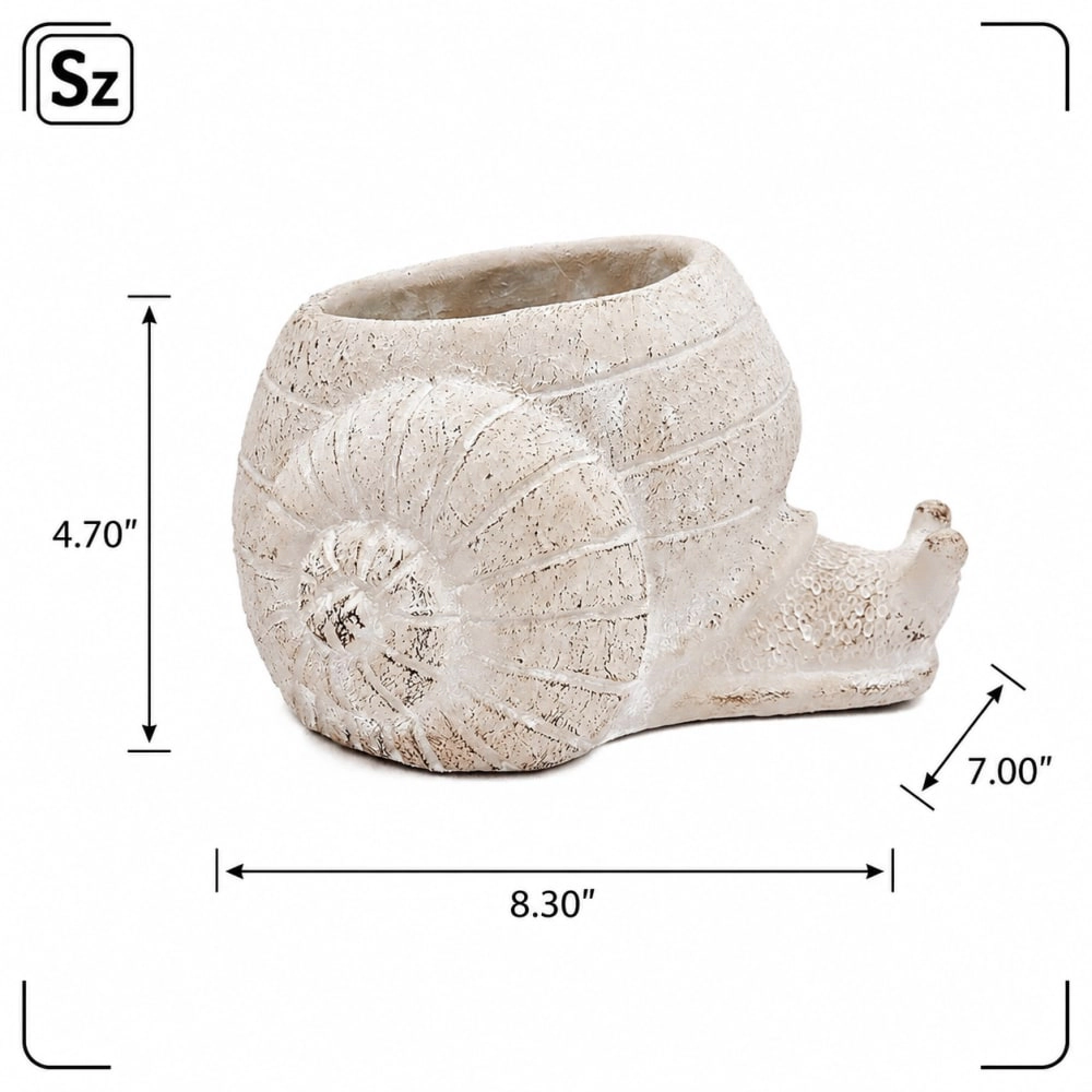 WOW PIONEER Solid Cement Planter Pot