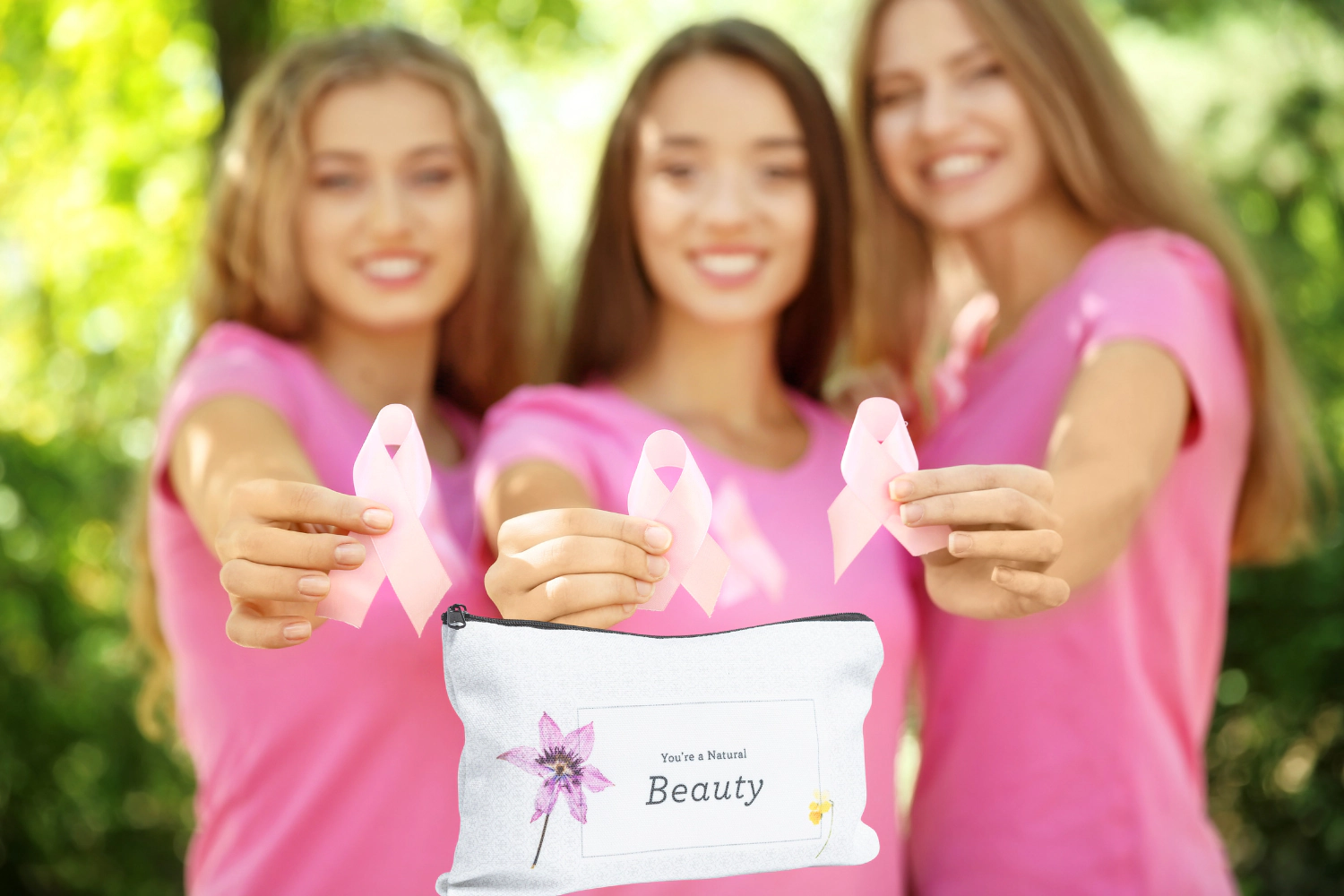 Lizush Soap Breast Cancer Awareness Gift Box - Lavender All-Natural Spa Set,  Hope & Support Care Package