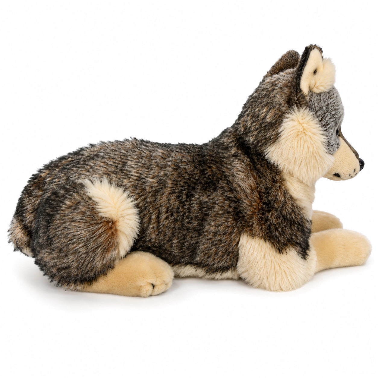 Auswella 20 Inch Timber Wolf Plush Animal